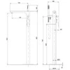 Laisvai pastatomas vonios maišyt Invena Glamour BW-02-W01-V