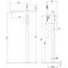 Laisvai pastatomas vonios maišyt Invena Glamour BW-02-W04-V