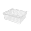 Uzglabāšanas kaste ar vāku Curver 96063, 10 l, caurspīdīga krās., 34.2 x 29.7 x 12.5 cm