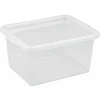 Dėžė su dangčiu, įrankiai/sandėliavimas/žaislai Okko Basic Box 2298, 52 l, skaidrios spalvos, 39,5 x 59,5 x