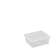 Daiktadėžė OKKO BASIC BOX, 1,7 l, skaidri, 17×20,5×7,5 cm