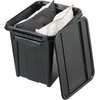 Plast Team Pojemnik PlastTeam ProBox Recycle QR 53L juodas konteineris su dangteliu