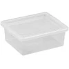 Dėžė su dangčiu Basic box Plast Team 1.5L permatoma