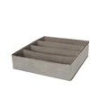 Domoletti BOXSTORAGE 4 GRID 30X30X10CM BEIGE TEXT