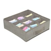 Domoletti BOXSTORAGE 9 GRID 30X30X10CM BEIGE TEXT