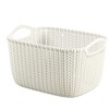 Daiktadėžė CURVER KNIT, 19 l, balta, 40×30×23 cm