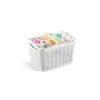 Uzglabāšanas kaste Ucsan Plastik, 1.5 l, balta krās., 16.5 x 11 x 12.5 cm
