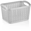 Uzglabāšanas kaste Ucsan Plastik 8691459921093, 3.3 l, pelēka krās., 21 x 13.8 x 16.8 cm