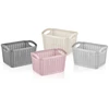 Uzglabāšanas kaste Ucsan Plastik 8691459922083, 6 l, pelēka krās., 26 x 19.5 x 20 cm