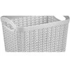 Daiktadėžė Ucsan Plastik 8691459922083, 6 l, pilka sp., 26 x 19.5 x 20 cm