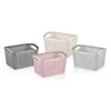 Uzglabāšanas kaste Ucsan Plastik 8691459922083, 6 l, pelēka krās., 26 x 19.5 x 20 cm