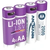 Uzlādējamās baterijas Ansmann, AA, 1800 mAh, 4 gab.