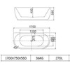 Vonia Masterjero Novito 3807, 170x75x58 cm 000051322866