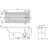 Villeroy_Boc AKRIL VON VILLEROY BOCH TARG PL 1.7X0.75