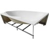 Thema Lux Sourcing Akrilinė vonia 170x100cm su kojelėmis kairėje