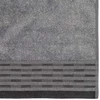Domoletti RANKŠLUOSTIS HUDSON 650 GSM 70X140CM TAMSI PILKA