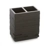 Dantų šepetėlių stiklinė DOMOLETTI BPO-0350B, juoda