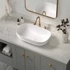 Domoletti WASHBASIN 46CM ACB8417A MATTE Baltas