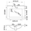 Domoletti WASHBASIN ACB7606 60 CM