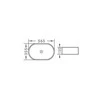 Domoletti WASHBASIN 56 CM TOP ACB8183