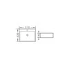 Domoletti COUNTER TOP WASHBASIN 53 CM ACB8207