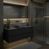 Masterjero Umywalka JetWorld WASHBASIN CATANIA 385X385X140 Matinis Pilkas