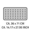 Vonios grindų kilimėlių komplektas Ridder Promo 167501, baltas, 710 mm x 360 mm