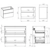 CABINET ELITA LOOK Juodas 80