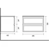 Domoletti BATHROOM CABINET DOMOLETTI SA 70DL-2