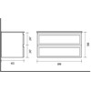 Domoletti BATHROOM CABINET DOMOLETTI SA 90DL-2