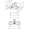 Hansgrohe Neovis vonios maišytuvas, chromo apdaila