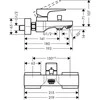 Vonios maišytuvas Hansgrohe Talis E 71740140, šlifuotos bronzos