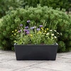 Vazonas Domoletti 11U35. spw. 35 cm. DIA 35x14 cm. antracito