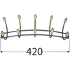 Velano Kabykla WUB 2 410mm Juoda 5 kabliukų