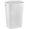 Skalbinių dėžė Curver Infinity Dots, 60 l, balta sp., 44 cm x 35 cm