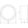 Ventiliacinis adapteris EUROPLAST VF100, D100