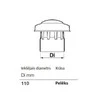 Wavin Baltic Ventiliacijos stogelis WAVIN, d 110