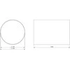 Ventiliacinis kanalas EUROPLAST D100, 1.5m