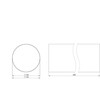 Ventiliacinis kanalas EUROPLAST D150, 0.5m
