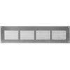 Ventiliacijos grotelės EUROPLAST MR4010ZN, 400 x 100 mm