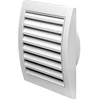 Europlast Plastikinės ventiliacijos grotelės ND10, 148 x 153 mm, DN100