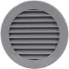 Plast. ventiliacijos grotelės EUROPLAST VR100P, D100, pilkos