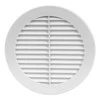 Plast. ventiliacijos grotelės EUROPLAST VR150, D150, baltos