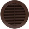Plast. ventiliacijos grotelės EUROPLAST VR150B, D150, rudos