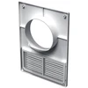 Ventiliatorius Ventilācijas reste Haushalt, plastmasa, 182 mm x 252 mm, 100 mm