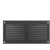 Ventiliatorius Europlast Ventiliacijos grotelės 200X100 MR2010A, metalinės, antracito