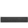 Europlast Ventiliacijos grotelės 500×100 MR5010A, metalinės, antracito
