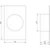 Ventiliatorius Starpuzmava Europlast VA100, 160 x 250 mm, 100 mm