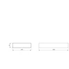 Ventiliatorius Ventilācijas kanāls Europlast K25-1.5, abs plastmasa, 1.5 m x 220 mm