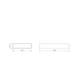 Ventiliatorius Ventilācijas kanāls Europlast K25-1, abs plastmasa, 1 m x 220 mm
